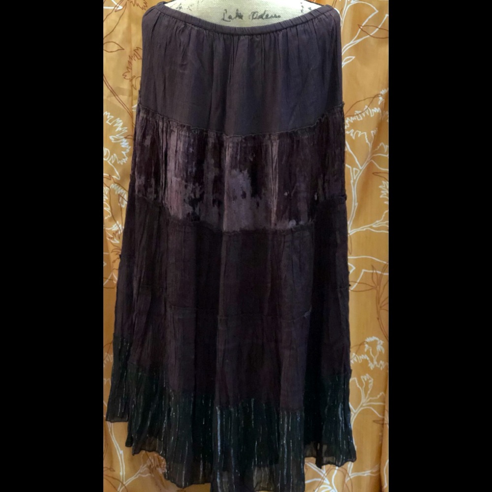 Dark brown skirt
